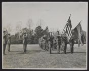 Photograph of Air Force ROTC cadets marching